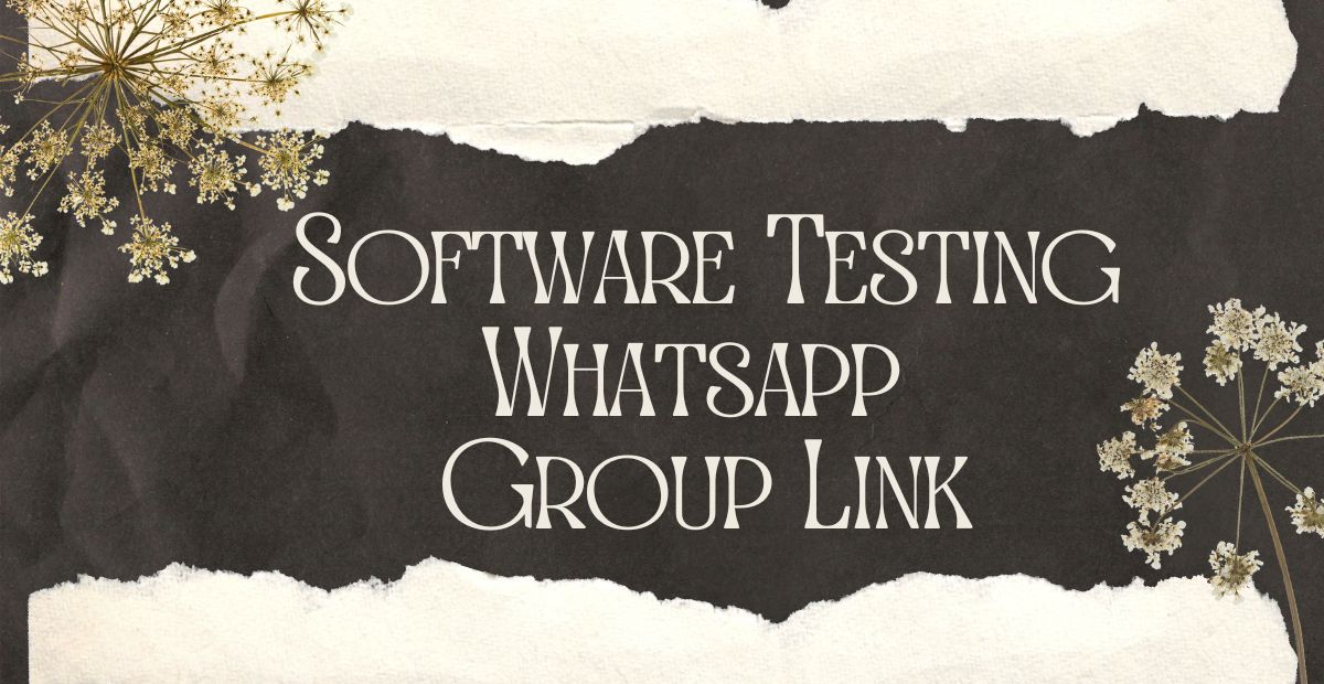 Software Testing Whatsapp Group Link