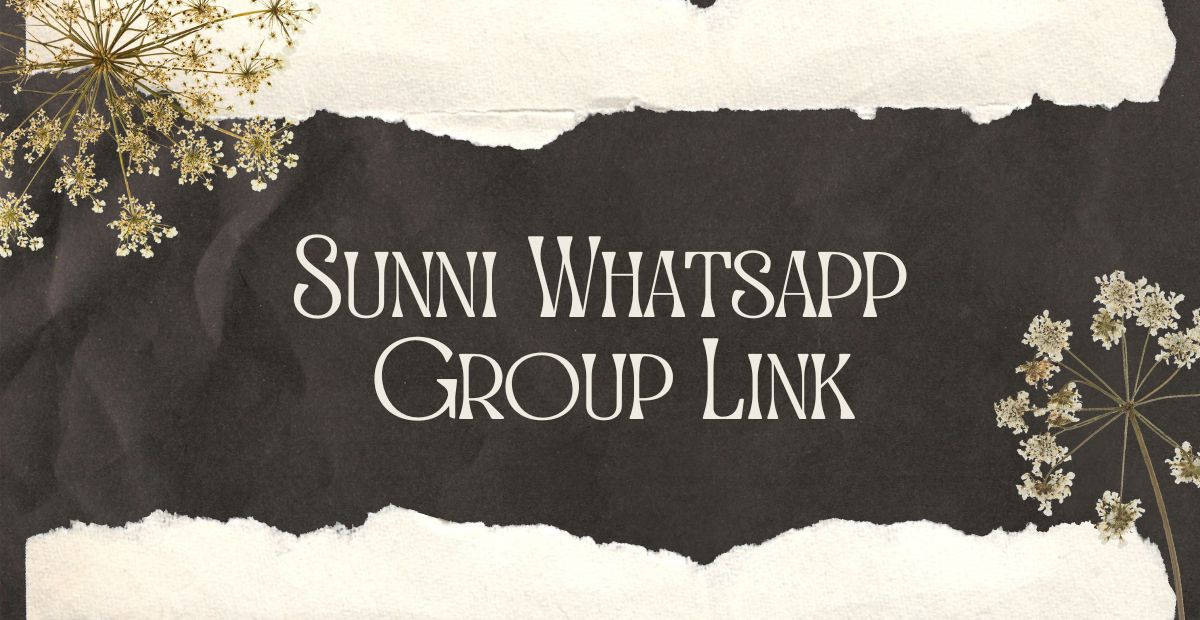 Sunni Whatsapp Group Link