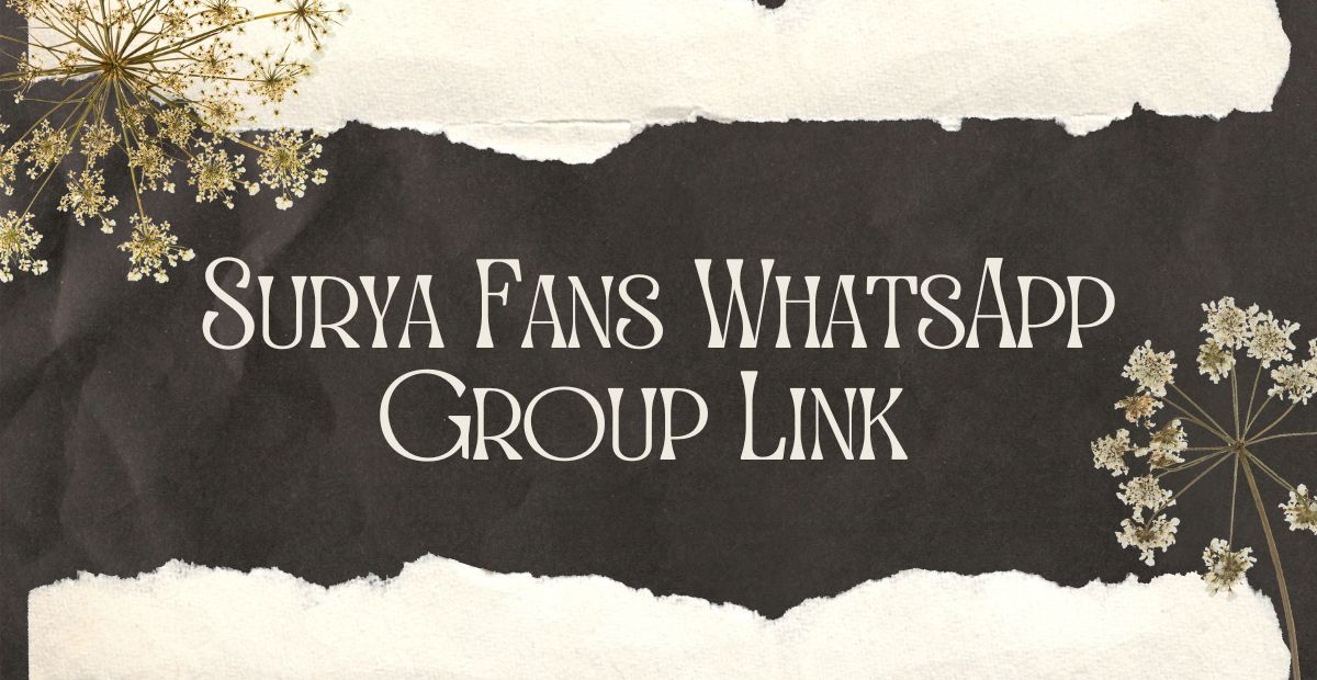 Surya Fans WhatsApp Group Link 
