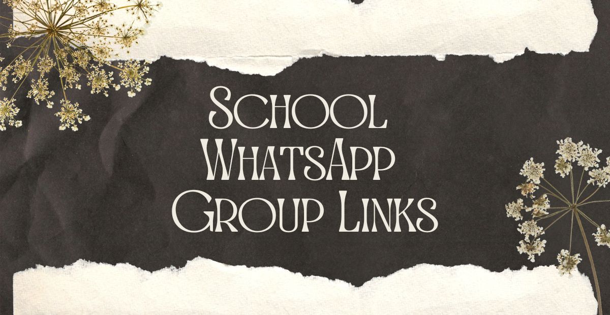 School WhatsApp Group Links