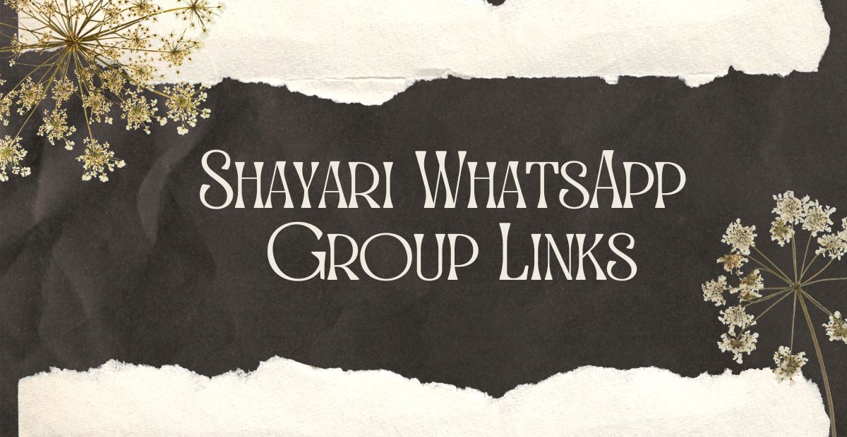 Shayari  WhatsApp Group Links