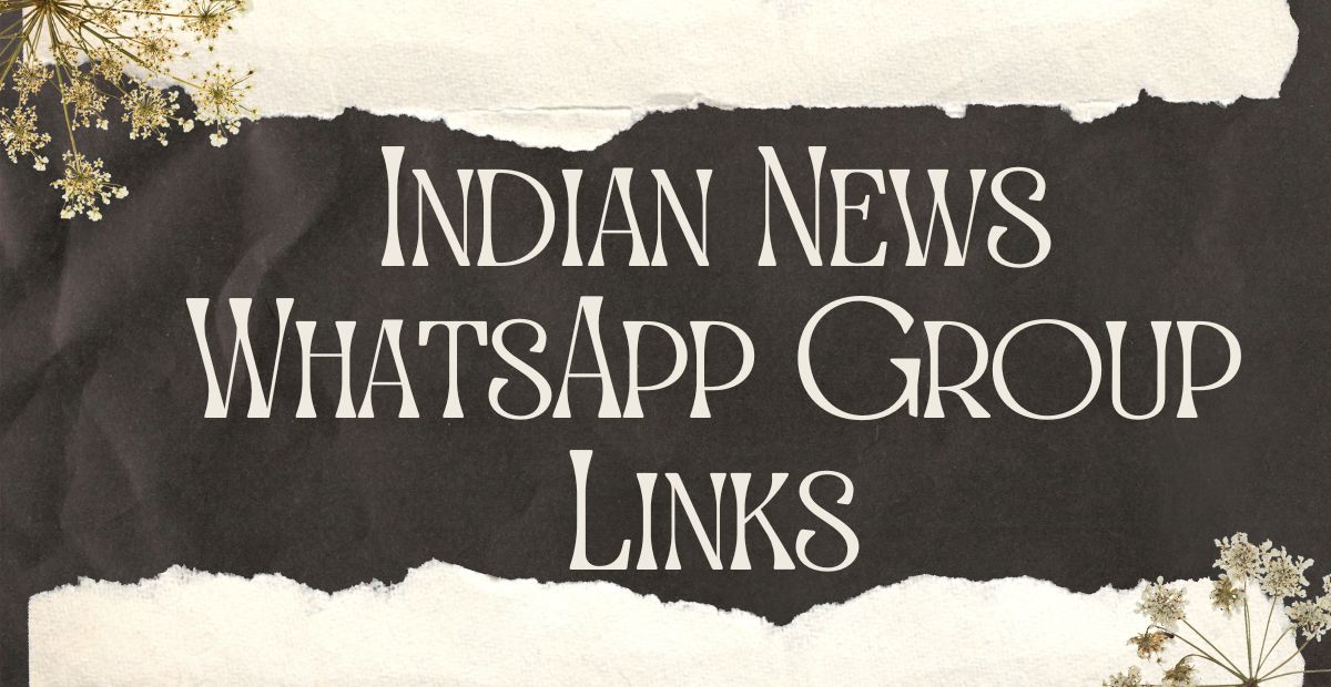 Indian News WhatsApp Group Links