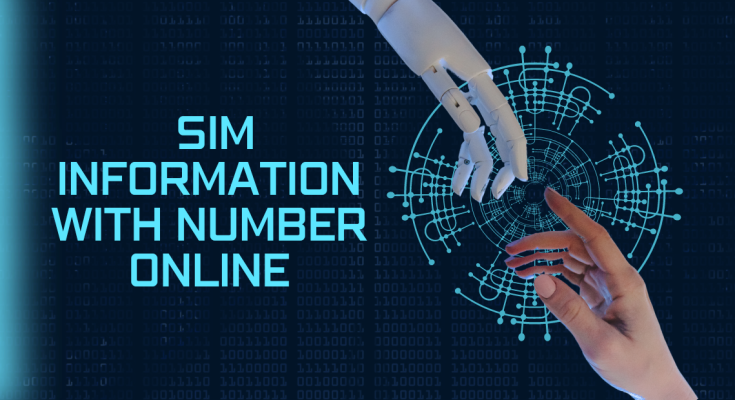 Sim Information with Number Online
